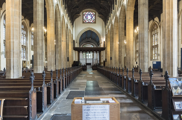 Interior, St Mary's church, Bury St Edmunds