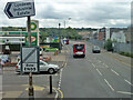 Harrow Manorway from southbound Overton Road bus stop