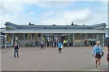 TQ3875 : Entrance, platforms 1 - 4, Lewisham by Robin Webster