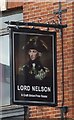 Sign for the Lord Nelson, Doncaster