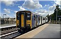 SE2503 : The 12:19 arrives at Penistone railway station by Dave Pickersgill