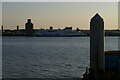 SJ3390 : View across the Mersey from the Liverpool Pier Head ferry terminal by Christopher Hilton