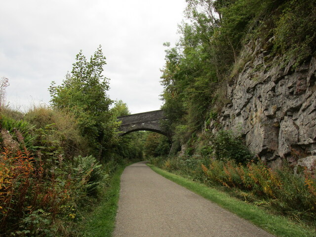 Footbridge over the Monsal Trail
