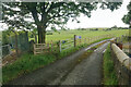 Footpath leaving Wood End Road