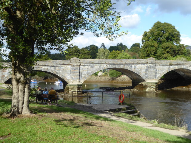 Bridge over the River Dart at Totnes