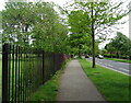 Path beside South Park, Oxford