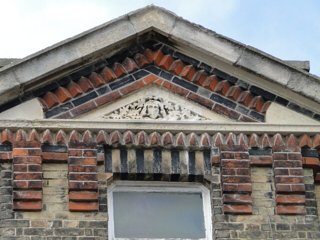 Detail of the pediment on the Royal Oak © Adrian S Pye :: Geograph ...