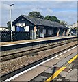 Long building on platform 1, Trowbridge station