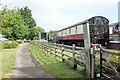 NZ9208 : The Cinder Track at Hawsker Railway Station by Jeff Buck