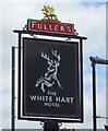 Sign for the White Hart Hotel, Hampton Wick