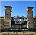 SP3502 : Old Entrance Gate, Cote House by AJD