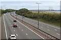 ST4887 : Western approach to Prince of Wales Bridge, M4 by M J Roscoe