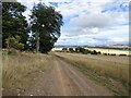 NT5276 : Farm road, Barney Mains by Richard Webb