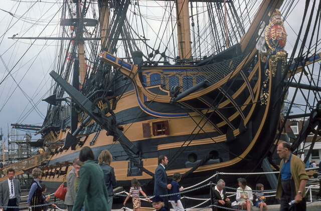 Starboard Bow of HMS Victory