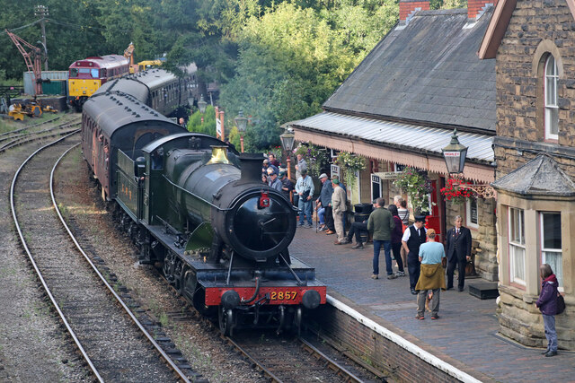 No 2857 Arriving At Highley © Chris Allen Geograph Britain And Ireland