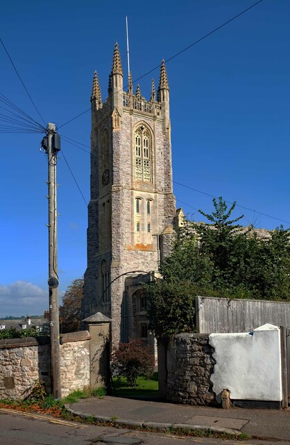 Exmouth : tower, Holy Trinity Church