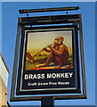 Sign for the Brass Monkey