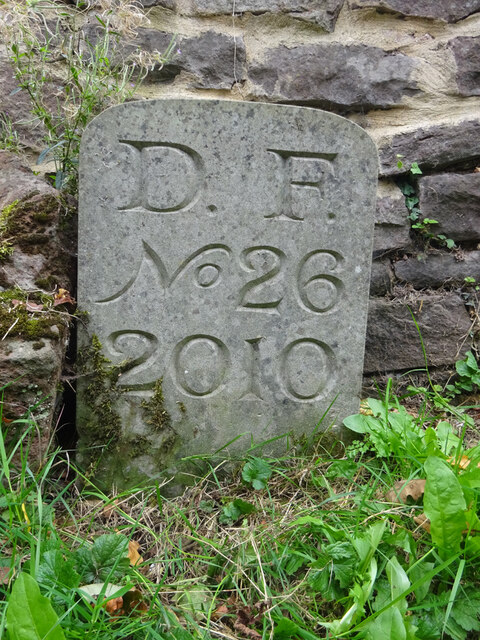 Modern Boundary Stone, Viney Hill