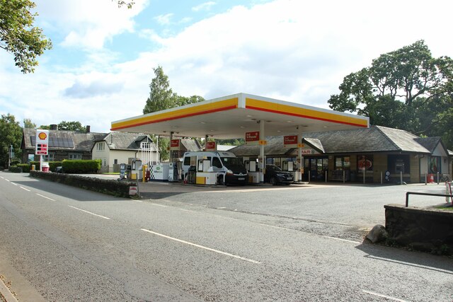 Petrol station, Penrith Road, Keswick © Graham Robson :: Geograph ...