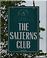 Sign for the Salterns Club