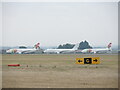 ST9596 : Queueing at the airport by Neil Owen