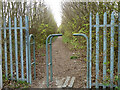 Permissive path towards Foxlands Crescent