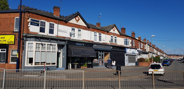 Businesses on Hampton Court Road © Paul Collins :: Geograph Britain and ...