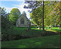 Carlton: churchyard light and shade