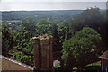 Looking south south-west from Farnham Castle Keep