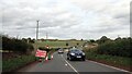 Roadworks on Harrogate Road (A661) near Crosper Farm, Spofforth