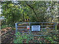 Start of bridleway 1726 on Burnthouse Lane