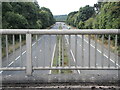 ST5191 : Motorway bridge near Mathern by Neil Owen