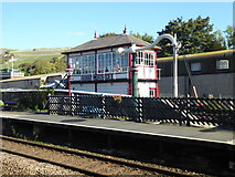 SD8163 : Settle Station signal box by Oliver Dixon