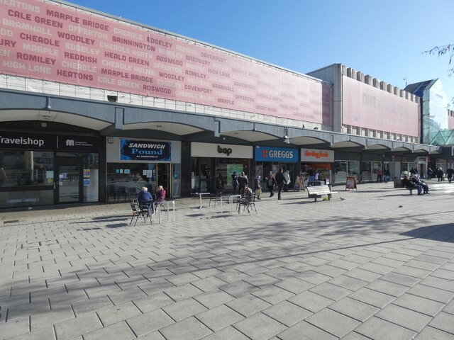 Shops On Mersey Square © Gerald England Cc-by-sa 2.0 :: Geograph 