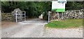 Footpath and entrance track to Weasdale Nurseries (growers with altitude)