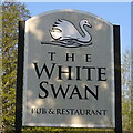 Sign for the White Swan