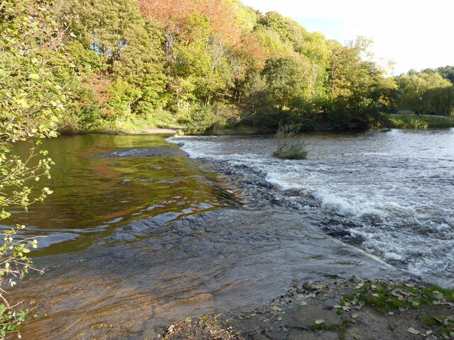 The Ford at Etal across the River Till