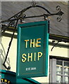 Sign for the Ship Inn on High Street