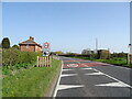 Entering Breamore on the A338