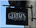 Sign for Dirty Gerties Gin Parlour