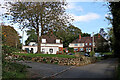 Houses by Madeley Lane in Beckbury, Shropshire