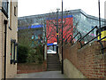 Path and steps from Link Street to Homerton High Street