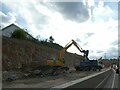 Engineering works on A465 north of Cefn-Coed-y-Cymmer