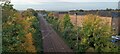 Railway line north of Purfleet station