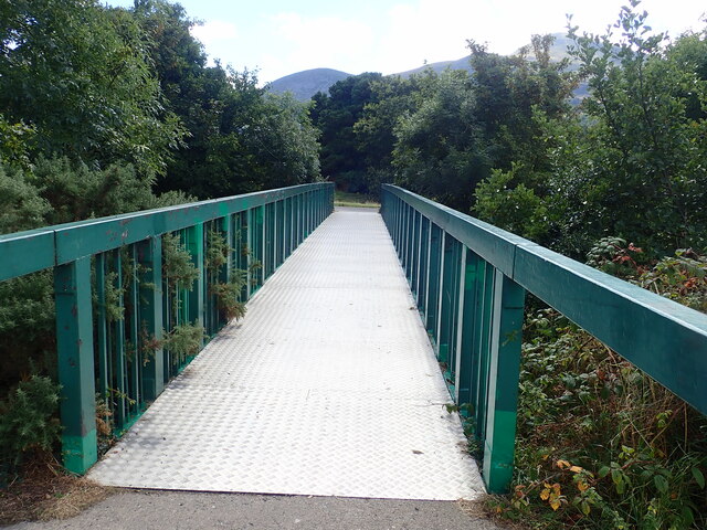Footbridge over the Shimna in Islands Park