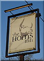 Sign for the Horns Inn