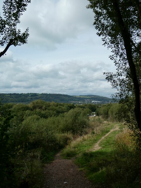 Footpath from Taff Trail to Gelli Hirion Industrial Estate