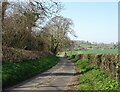 Minor road towards West Morden