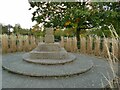 Remains of the market cross in Congleton park