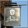 Sign for the Acorn public house